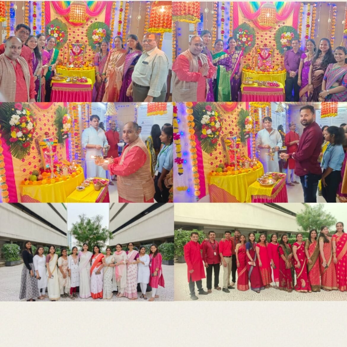 Entrepreneur and Filmmaker Milind Sulekha Purushottam Celebrates Dussehra 2024 with Colleagues at 3i Infotech Ltd, Navi Mumbai