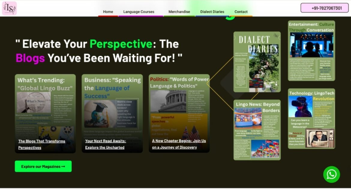 Langue Societe Unveils the Future of Language Education, Global Careers and Real-World Insights with Dialect Diaries